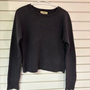 Golden by TNA Women’s Med Grey Cashmere Wool Blend Sweater Pullover Soft Luxury